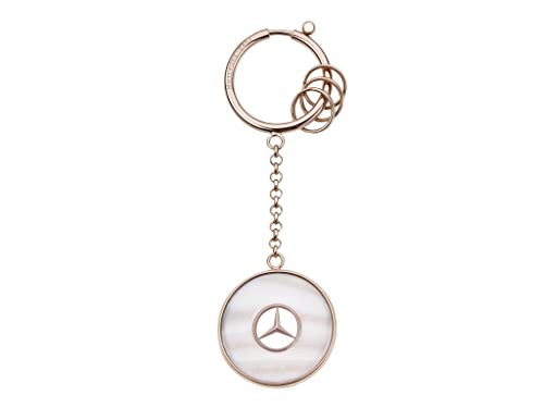 Mercedes-Benz, Llavero Modelo Praga, Colección Clásica, Color Oro Rosado,...