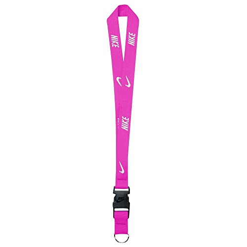 Nike Lanyard Pink Llavero, Adultos Unisex, Multicolor (Multicolor), Talla Única