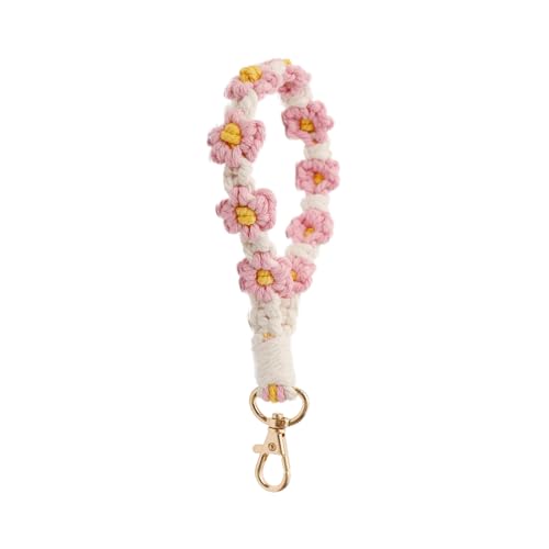 Llavero De Pulsera Bohemio,Llavero Macramé Cinta Llavero Cordón Llavero De...