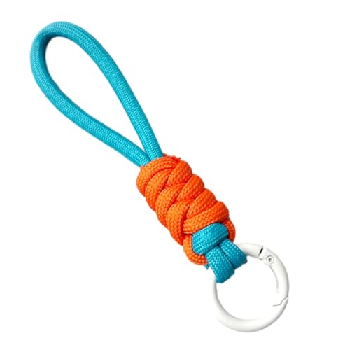 jojnsha Llavero de moda con cordón trenzado para muñeca, tela de poliéster,...