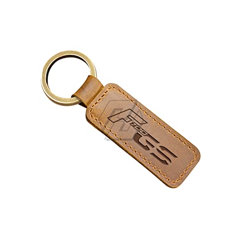 PVOOS Llavero de Piel de Vaca para Motocicleta BMW Motorrad F700GS F700 GS...