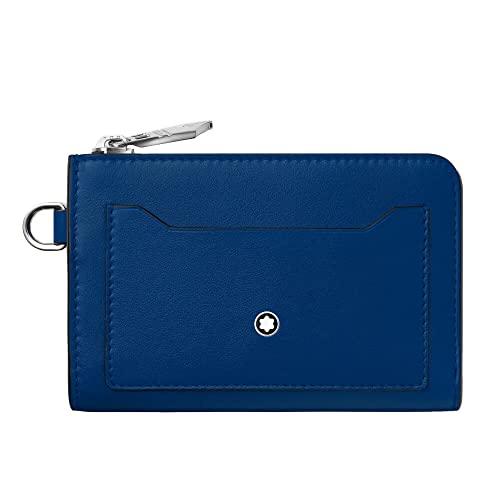 Montblanc Meisterstück Key Pouch 4cc BK/Bl Llavero, Adultos Unisex, Multicolor...