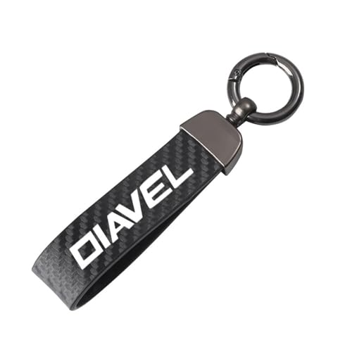 KongFumoto Llavero De Fibra De Carbono Para Motocicleta, Llavero Para Ducati...