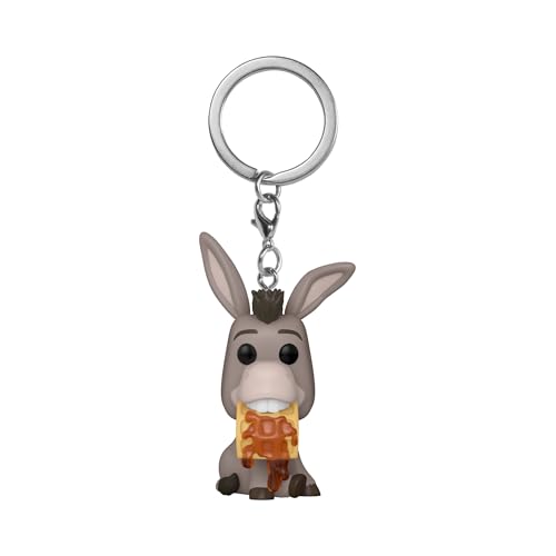 Funko Pop! Keychain: Shrek DW 30th - Donkey - Shrek Franchise - Minifigura de...