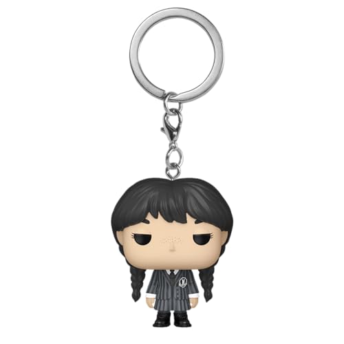 Funko Pop! Keychain: Wednesday Addams - Wednesday Addams - Merlina - Minifigura...
