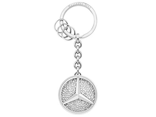 Mercedes-Benz, Llavero modelo St. Tropez. Color plata con piedras en plata....