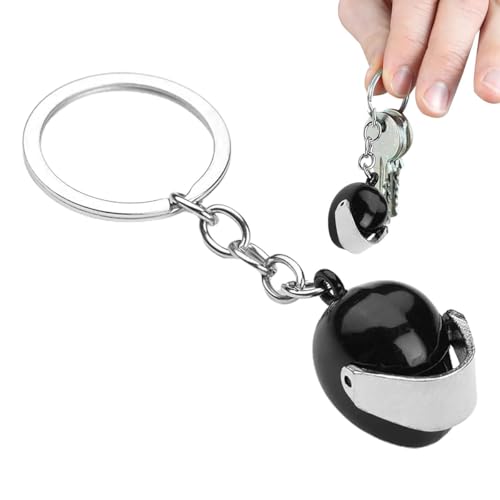 Llavero de casco de motocicleta, llavero de metal, llavero de metal 3D, llavero...