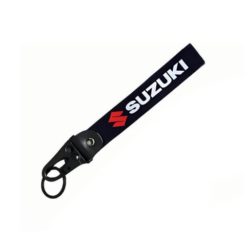 LJJWIW Coche Llaveros para Suzuki,Moda Llavero,Casa Llavero,Anillo Cadena...
