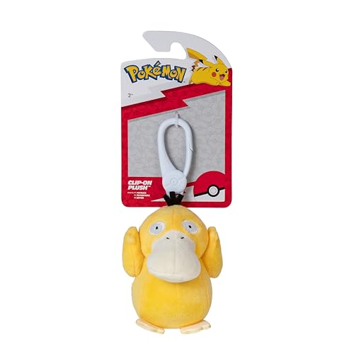 Bizak Pokemon Colgante de peluche Psyduck, llavero con mini juguete de peluche,...