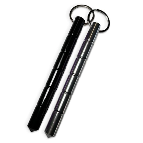 UPSHELL Set de 2 Kubotans para Autodefensa - Llavero Multifuncional para Defensa...
