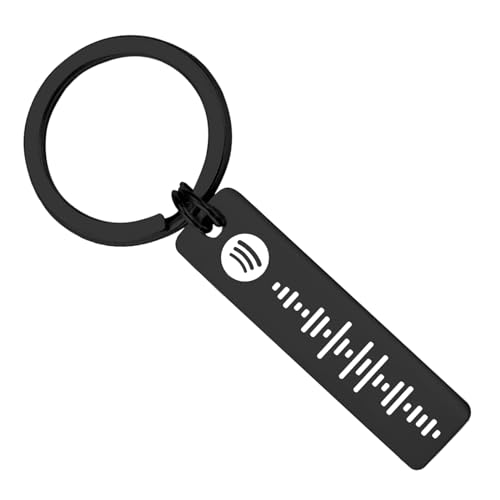 Llavero personalizado de Spotify con música personalizada, código de llavero...