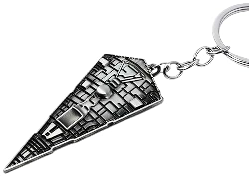 Llavero de metal con anillo para fans de la saga Star Wars, Destructor,...