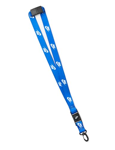 Nike Unisex – Cordón estándar de club para adultos, color azul y blanco,...
