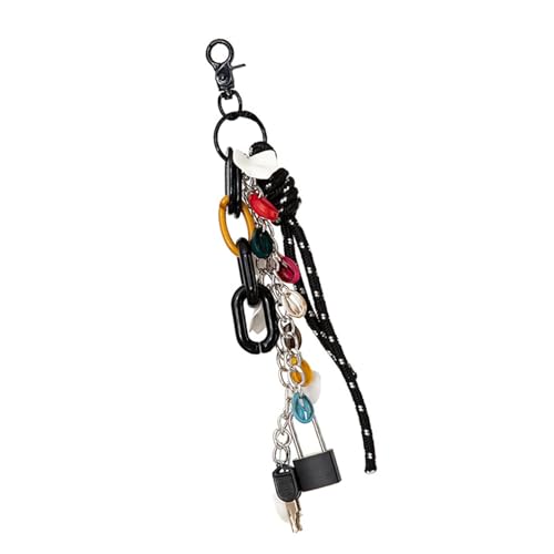 Yjcnelcr Llaveros para mujer, cadena de cuerda de nailon, accesorio de moda para...