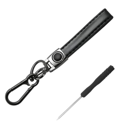 leruiyezs Llavero Coche de Cuero, Compatible con para Llavero BMW, Mercedes...
