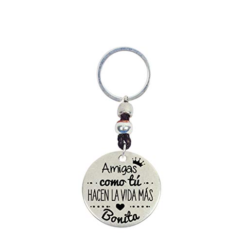 Rincón del Artesano Hecho a Mano Málaga. Llavero Amigas Personalizado,...