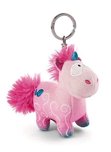 NICI Unicornio Midnight Floral 10cm Rosa-Colgante de Peluche de Animal...