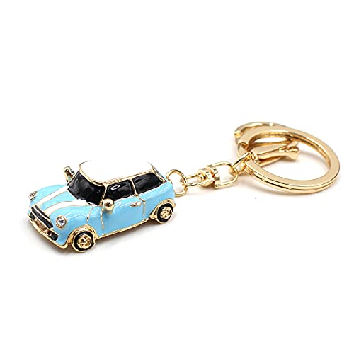VmG-Store Mini llavero Cooper Kult Auto de metal regalo para fans, azul claro, S