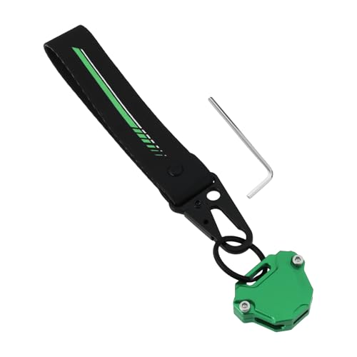 YINETTECH Estuche para Llavero de Aluminio con Correa Compatible con Kawasaki...