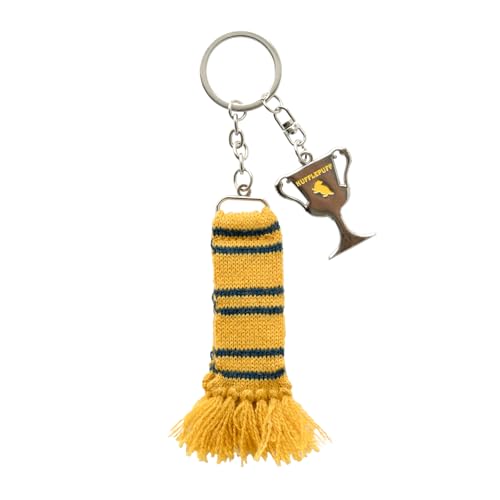 Grupo Erik Llavero Harry Potter Hufflepuff bufanda - Harry Potter regalos :...