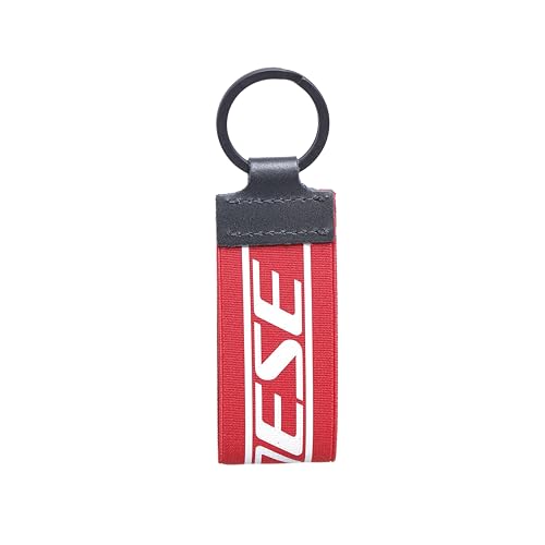 Dainese - Speed Keyring, Llavero con Elástico, para Hombres y Mujeres, Rosso