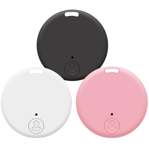 wilcractk Rastreador GPS Bluetooth Inteligente, Llavero Localizador 3 Uds...