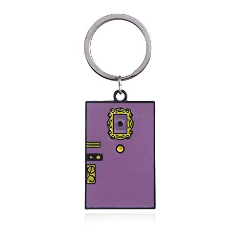 Llavero de doble cara para puerta de apartamento de Mónica con diseño de...