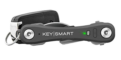 KeySmart Pro - Llavero Compacto con Linterna LED y Tecnología Smart Tile....
