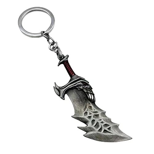 Bkinpid Llavero de juego de regalo para él con hoja del caos con bonito...