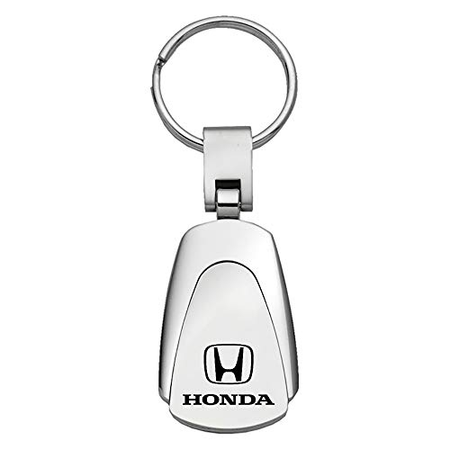Llavero y llavero con logotipo de Honda - Lágrima, Cromado