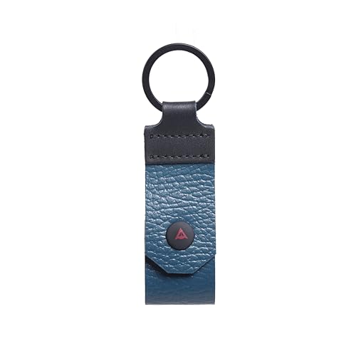 Dainese - Pin Leather Keyring, Llavero de Cuero, para Hombres y Mujeres, Blu...