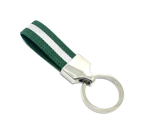 Llavero Original de Tela con Anilla de Acero Inoxidable Ideal para Personalizar...