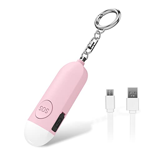 Ninonly Alarma Personal para Defensa Personal, Alarma de Violación con 130 dB y...