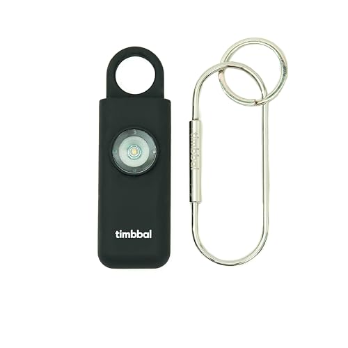 timbbal® Alarma de seguridad personal, sirena de 130 dB con luz...