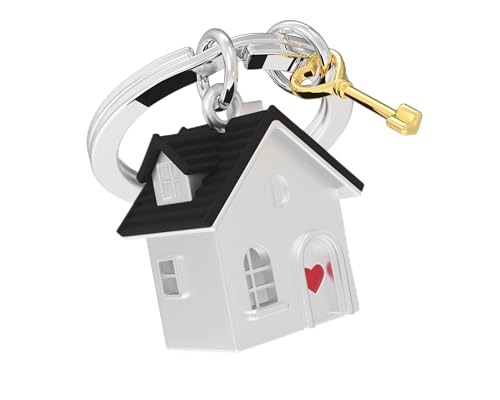 METALMORPHOSE – Llavero para casa de la felicidad – Llaveros de mudanza –...