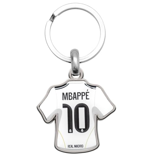 ms móvil shop Real Madrid Llavero Metálico Camiseta MBAPPÉ número 10 |...
