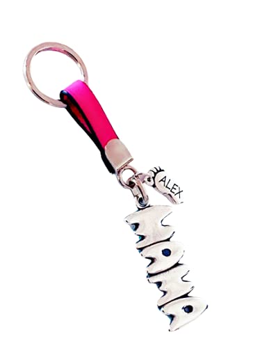 Llavero MAMA o PAPA con pie/s personalizado/s. Regalo día de la Madre