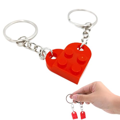 Yzmmxz 1 Pcs Llaveros Pareja, Matching Brick Keychain, Llaveros Novios, Llavero...