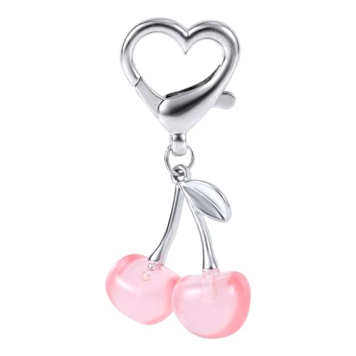 Gosknor Lindo Dije de Cereza para Bolso, Llavero de Cereza Dije de Cereza para...