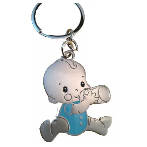 Curia Grabador Llavero personalizado bebe, llavero grabado con el texto que...
