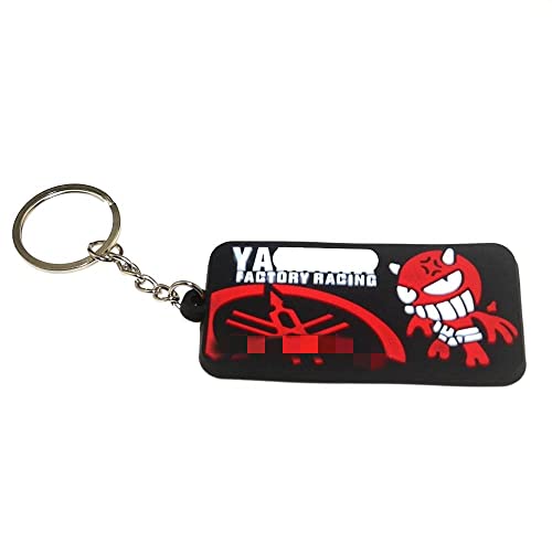 NICOLIE Accesorios De Motocicleta 3D, Llavero De Goma para Motocicleta, Llavero...