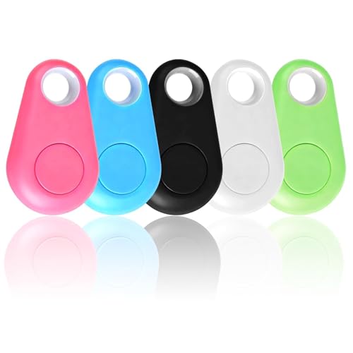 5 Pcs Rastreador Bluetooth GPS, Moto Tag Perros Y Gatos, Llavero Localizador...