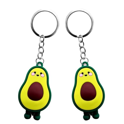 BOBOZHONG Llavero,2 Piezas Llaveros de Aguacate,Llaveros para Regalo Llavero...