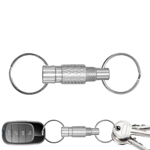 Fyrdyn Llavero Extraíble de Liberación Rápida - Llavero Separable para Hombre...