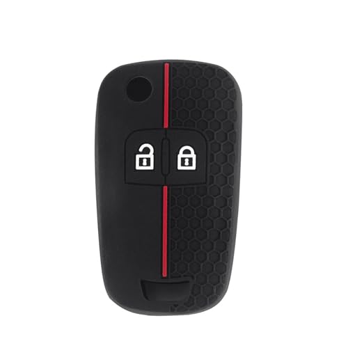 Funda de Silicona para Llave de Opel, 2 Botones Protectora para Llave Vauxhall,...