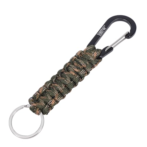 EOTW Mosqueton Llavero Paracord, Forma de D Mosqueton Escalada Ganchos para...