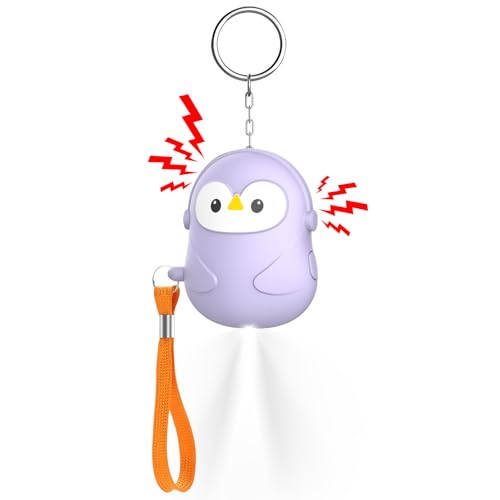 Alarma Personal 130 dB para Mujeres, Alarma de Emergencia para Defensa Personal,...
