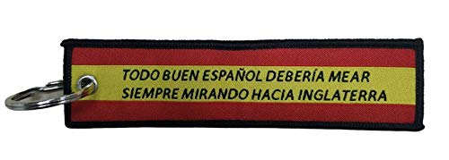 Gemelolandia | Llavero Lona Don Blas de Lezo Inglaterra 13x3 cm | Para Guardar y...