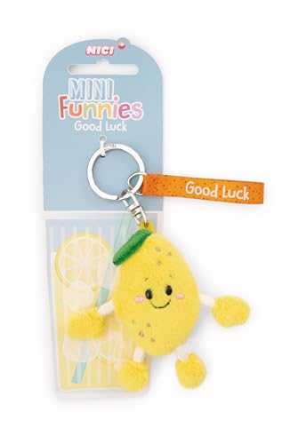 NICI Llavero Limón Good Luck de 7 cm, color amarillo, acompañante fiel para...