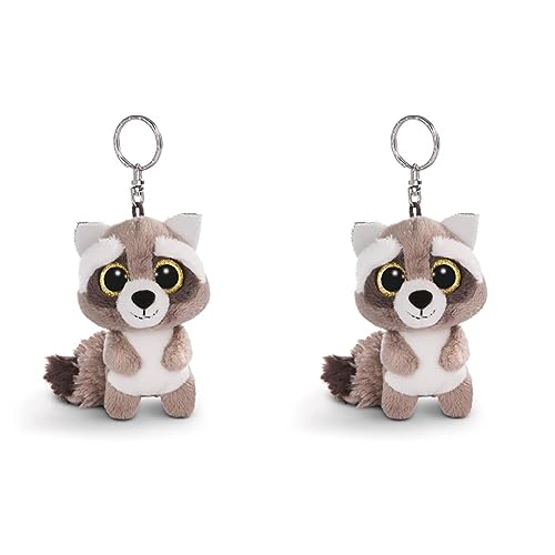 NICI - Mapache Clooney Llavero, Gris/Blanco, 45550